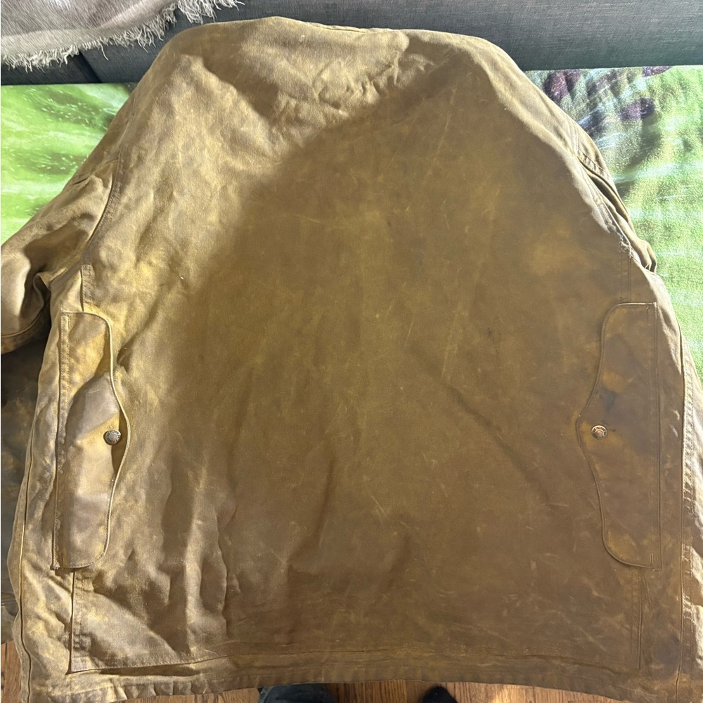 Filson Tan lined Cruiser waxed jacket size XL - Picture 7 of 7